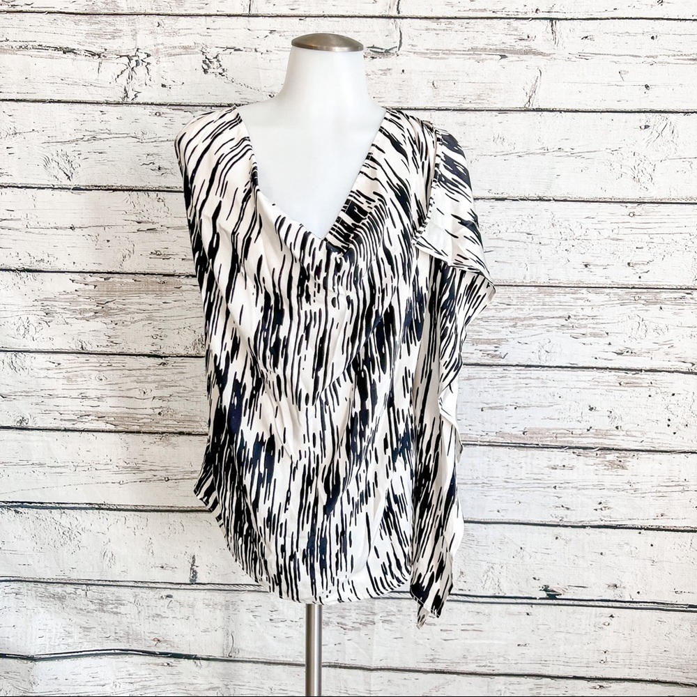 Fifteen Twenty silk top off shoulder